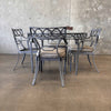 Five Piece Cast Aluminum Patio Table & Chairs