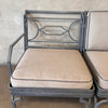 Cast Aluminum Three Piece Patio Sofa