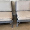 Cast Aluminum Three Piece Patio Sofa