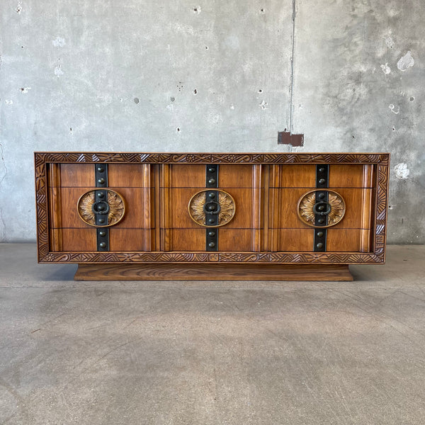 Mid Century Long Dresser