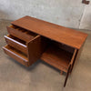 MCM Walnut Credenza/ Hatch With 3 Drawers/ Storage