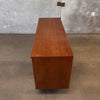 MCM Walnut Credenza/ Hatch With 3 Drawers/ Storage