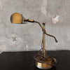 Vintage Brass Treble Clef Bankers Lamp