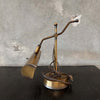 Vintage Brass Treble Clef Bankers Lamp