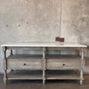 Williams Sonoma Alexandra Marble Top Console/Island