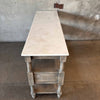 Williams Sonoma Alexandra Marble Top Console/Island