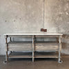 Williams Sonoma Alexandra Marble Top Console/Island