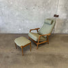 Mid Century Modern Scandinavian Recliner by Dux