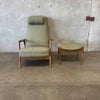 Mid Century Modern Scandinavian Recliner by Dux