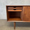 Mid Century Modern Walnut Credenza Made in Denmark