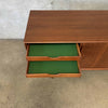 Mid Century Modern Walnut Credenza Made in Denmark