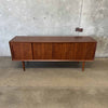 Mid Century Modern Walnut Credenza Made in Denmark