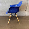 Mid Century Modern Blue Herman Miller Fiberglass Arm Chair #2