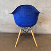 Mid Century Modern Blue Herman Miller Fiberglass Arm Chair #2