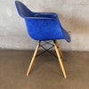 Mid Century Modern Blue Herman Miller Fiberglass Arm Chair #2