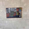 Mid Century Modern Expressionist Art Oil Painting