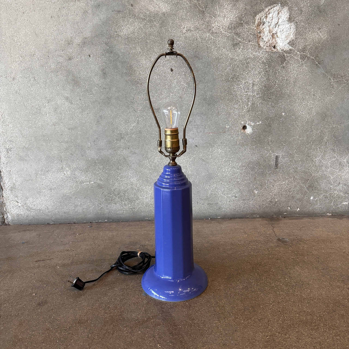 1930s Porcelain California Faience Lamp