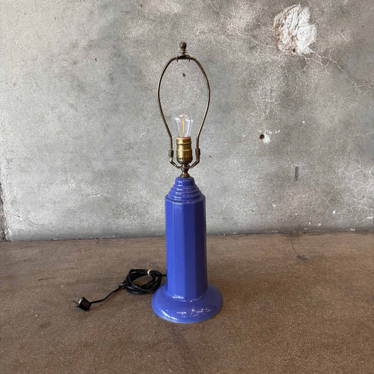 1930s Porcelain California Faience Lamp