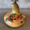 Monterey Style Hand Painted Guitar Scene Lamp Circa 1930s