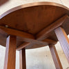 Solid Oak Mission Style Lamp Table By Warren Hile Studio