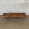 Mid Century Modern Style Slat Bench