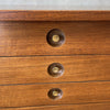 Mid Century Modern Walnut Nine Drawer Dresser