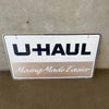 Vintage Aluminum U-Haul Double Sided Sign