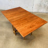 Mid Century Teak Drop Leaf Dining Table By Bendt Winge