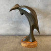 California Studio Cast Bronze Bird Sculpture 1980s