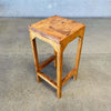 California Studio Handmade Wooden Artist Stool Signed 1980