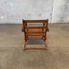 Vintage 1940s Paris Manufacturing Co. Slatted Wood Childs Folding Chair