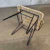 Modern Iron & Jute Accent Chair