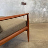 Mid Century Teak Loveseat By Grete Jalk, Denmark 1960s