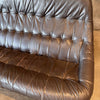 Percival Lafer Earth Sofa With Original Leather & New Suede Back