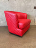 Abbyson Top Grain Leather Swivel Chair