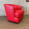 Abbyson Top Grain Leather Swivel Chair