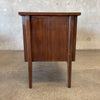 Mid Century Modern Walnut Desk by Stanley