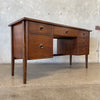 Mid Century Modern Walnut Desk by Stanley