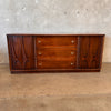 Mid Century Modern Broyhill Brasilia Walnut Low Dresser