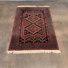 Vintage Hand Woven Turkish Area Rug