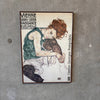 1986 Egon Schiele Centre Pompidou Framed Exhibition Poster