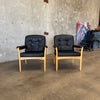 Pair of G-Mobel Sweden Lounge Chairs