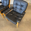 Pair of G-Mobel Sweden Lounge Chairs