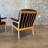 Pair of G-Mobel Sweden Lounge Chairs