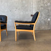 Pair of G-Mobel Sweden Lounge Chairs