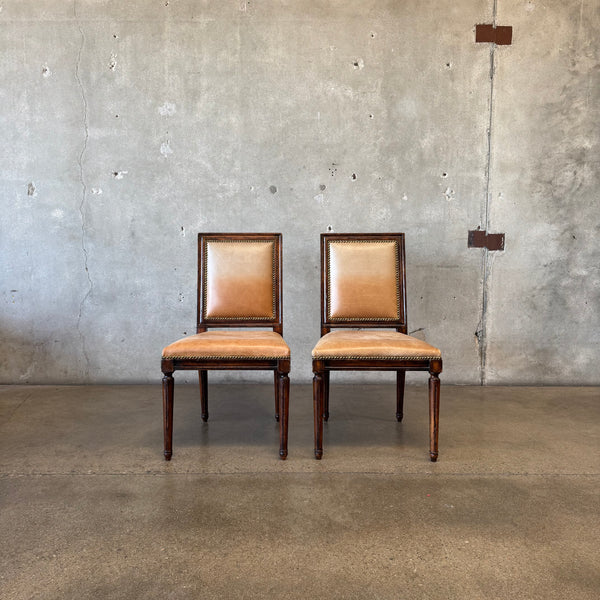 Pair of Ralph Lauren Leather Chairs