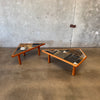 Pair of Britt Salling Boe Tile Tables