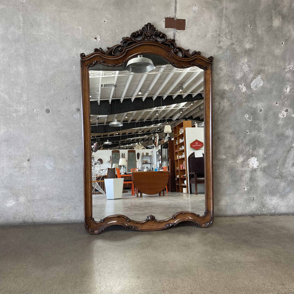 Vintage Solid Wood Large Mirror