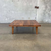 Mid Century Modern Custom Made Solid Walnut Coffee Table