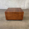 Mid Century Modern Custom Made Parquet Cabinet